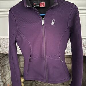 Spyder Purple Ski Jacket Performance Fit